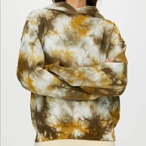 Aritzia Wilfred Free Kory Reversible Tie Dye Hoodie, Size XS